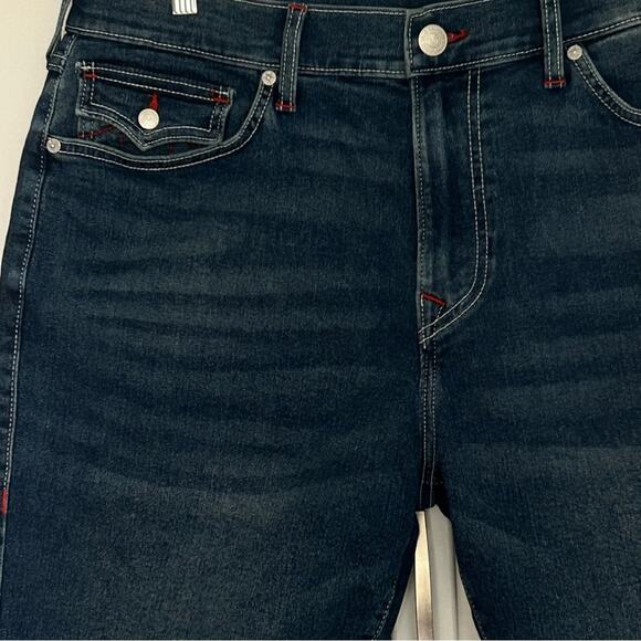 True Religion Ricky Relaxed Straight Snap Denim Shorts Size 36 - Picture 2 of 8